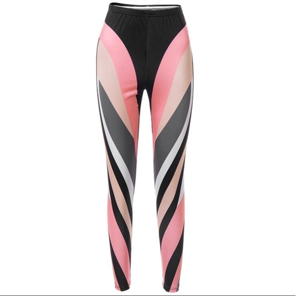 Multi Color Leggings - Picture 5 of 9